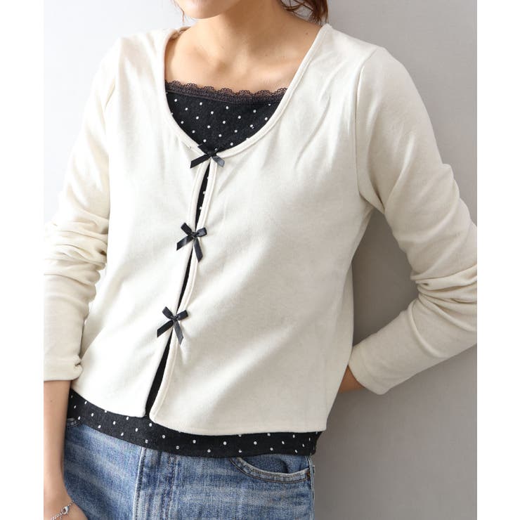 ドットインナーリボンフェイクレイヤード | SpRay | 詳細画像7 