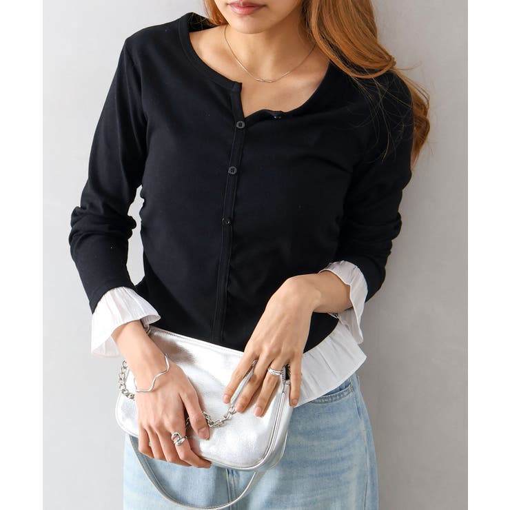 裾フリルキーネック | SpRay | 詳細画像9 