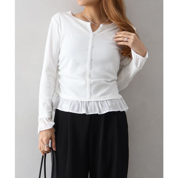 裾フリルキーネック | SpRay | 詳細画像15 