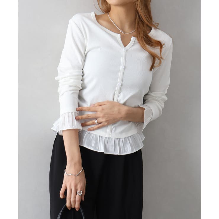 裾フリルキーネック | SpRay | 詳細画像17 