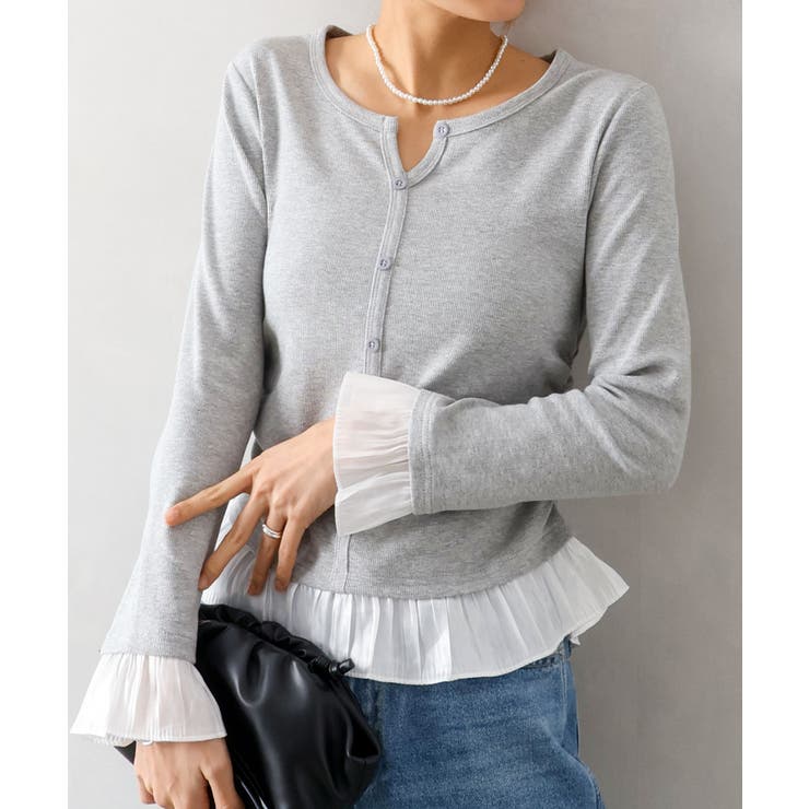 裾フリルキーネック | SpRay | 詳細画像24 