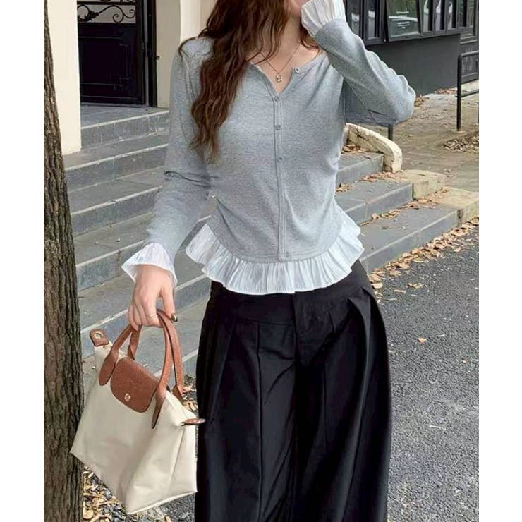 裾フリルキーネック | SpRay | 詳細画像3 