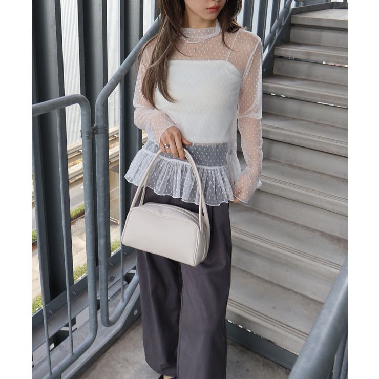 ドットチュールペプラムロングスリーブ | SpRay | 詳細画像17 