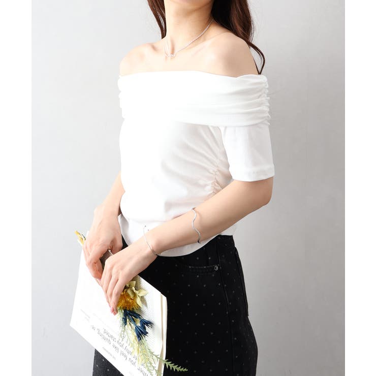 オフショル5分袖トップス | SpRay | 詳細画像9 