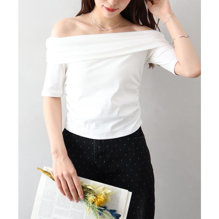 オフショル5分袖トップス | SpRay | 詳細画像11 