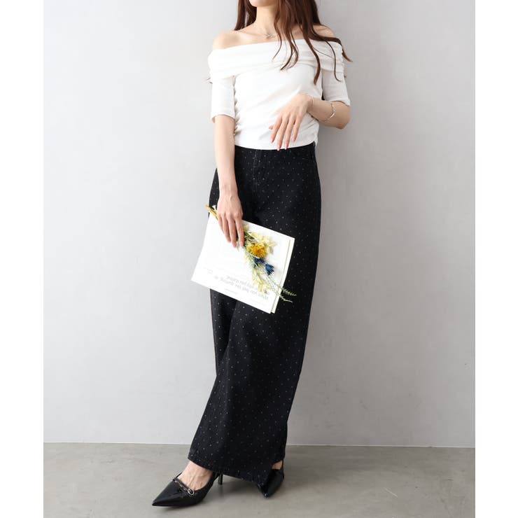 オフショル5分袖トップス | SpRay | 詳細画像12 