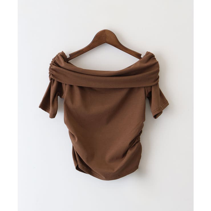 モカ | オフショル5分袖トップス | SpRay