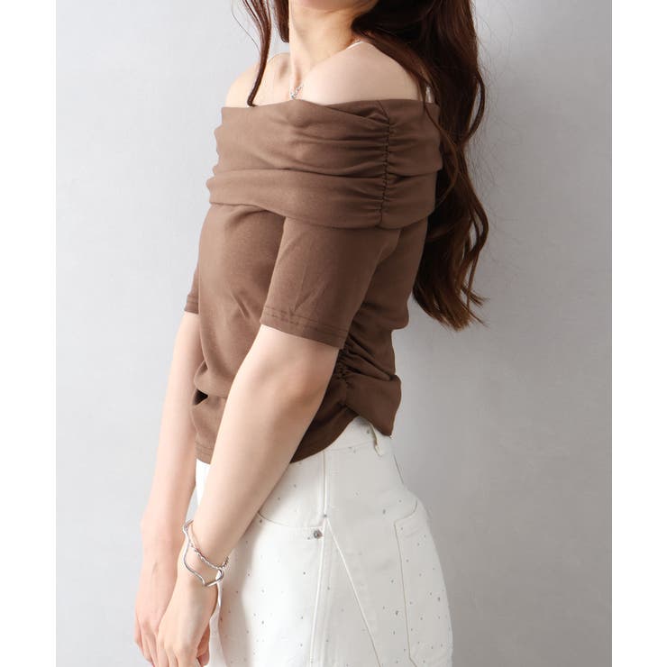 オフショル5分袖トップス | SpRay | 詳細画像19 