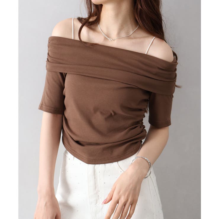 オフショル5分袖トップス | SpRay | 詳細画像20 