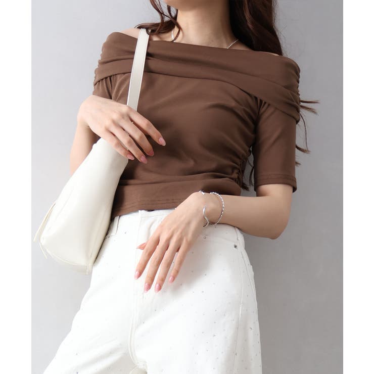 オフショル5分袖トップス | SpRay | 詳細画像22 