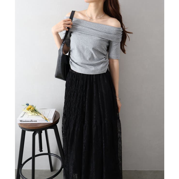 オフショル5分袖トップス | SpRay | 詳細画像23 