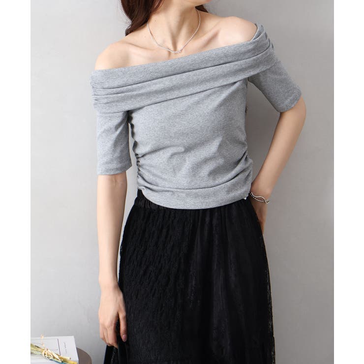 オフショル5分袖トップス | SpRay | 詳細画像27 