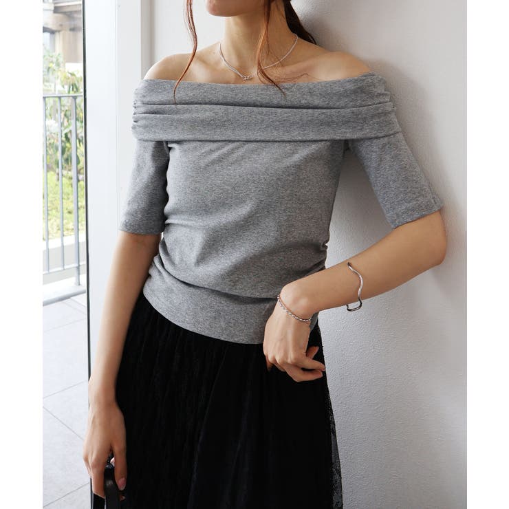 オフショル5分袖トップス | SpRay | 詳細画像28 