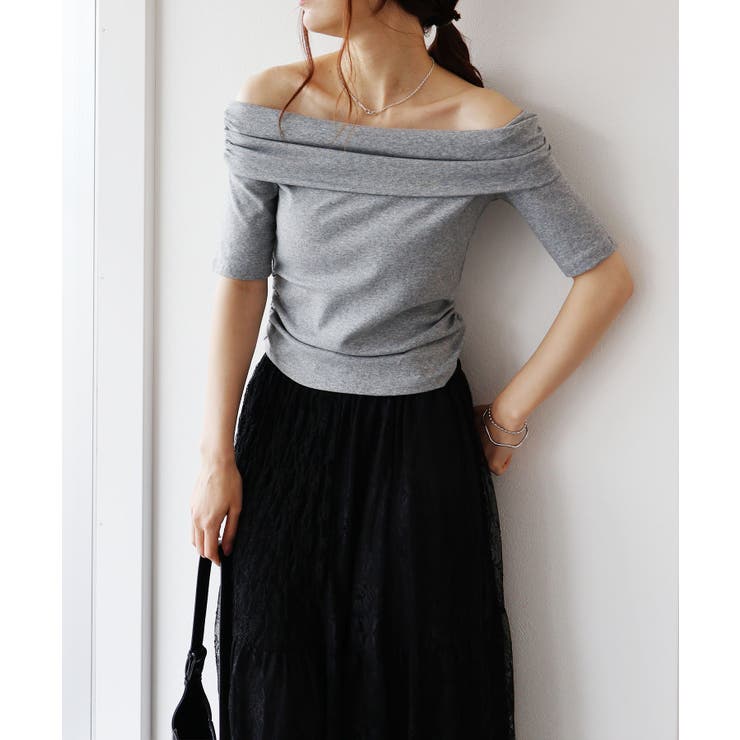 オフショル5分袖トップス | SpRay | 詳細画像31 