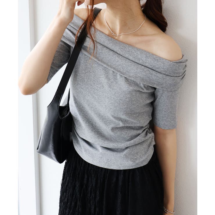 オフショル5分袖トップス | SpRay | 詳細画像32 