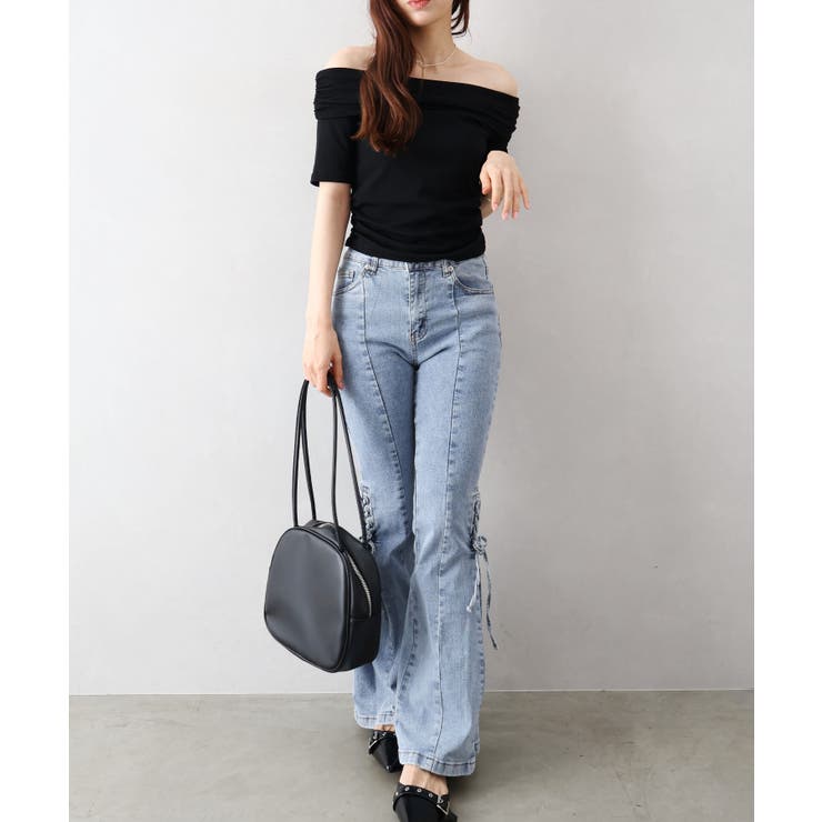 オフショル5分袖トップス | SpRay | 詳細画像7 