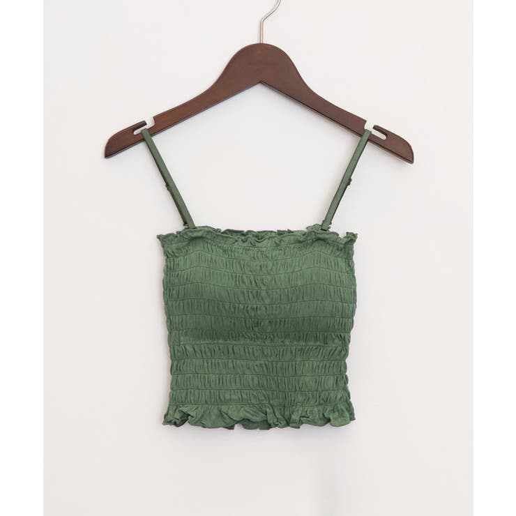 シャーリングカップ付ベアトップ | SpRay | 詳細画像17 