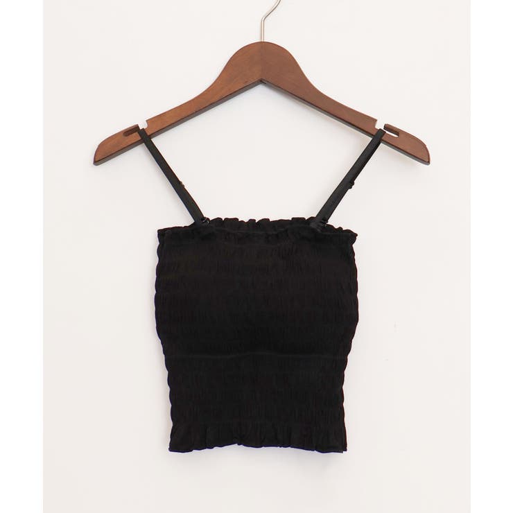 シャーリングカップ付ベアトップ | SpRay | 詳細画像19 