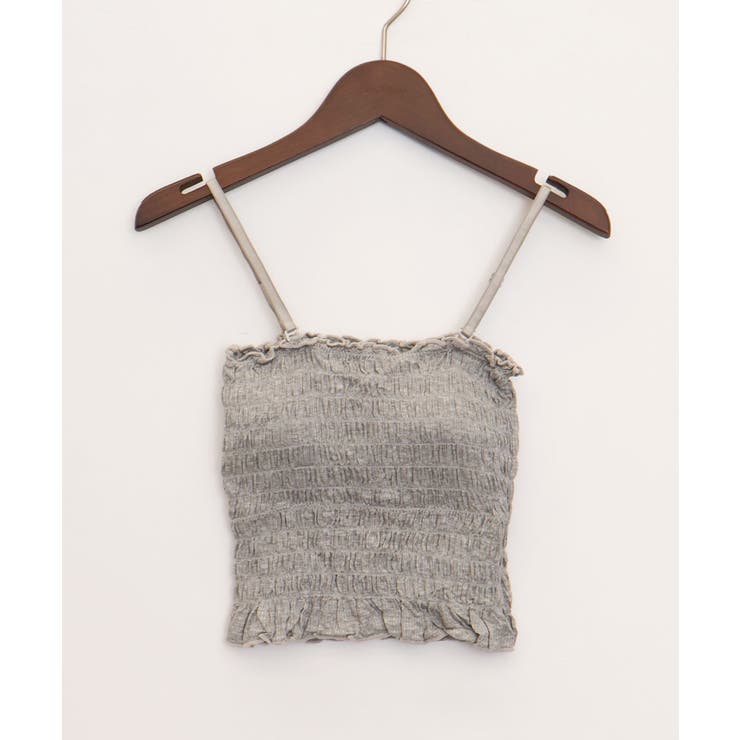 シャーリングカップ付ベアトップ | SpRay | 詳細画像20 