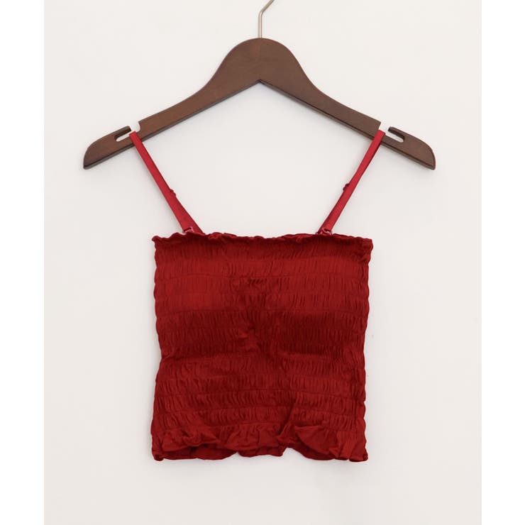 シャーリングカップ付ベアトップ | SpRay | 詳細画像21 