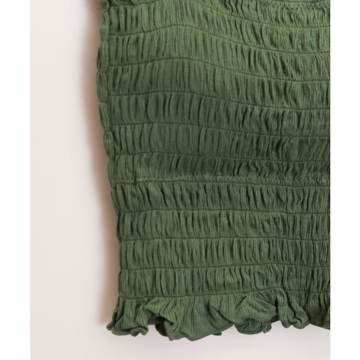 シャーリングカップ付ベアトップ | SpRay | 詳細画像24 