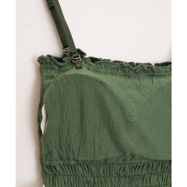 シャーリングカップ付ベアトップ | SpRay | 詳細画像25 