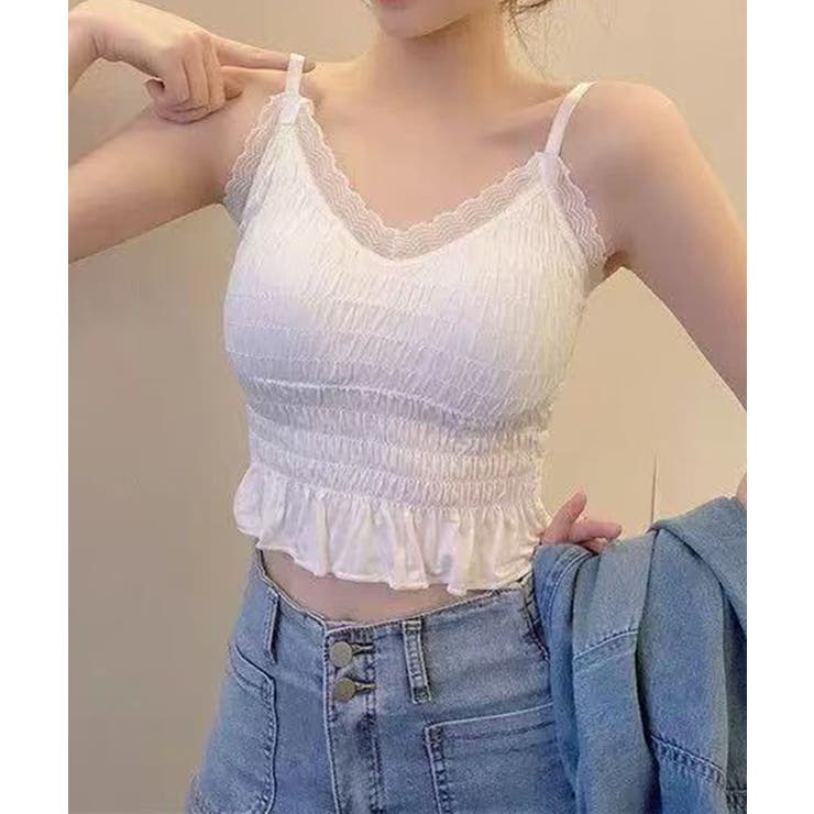 シャーリングカップ付キャミソール | SpRay | 詳細画像9 