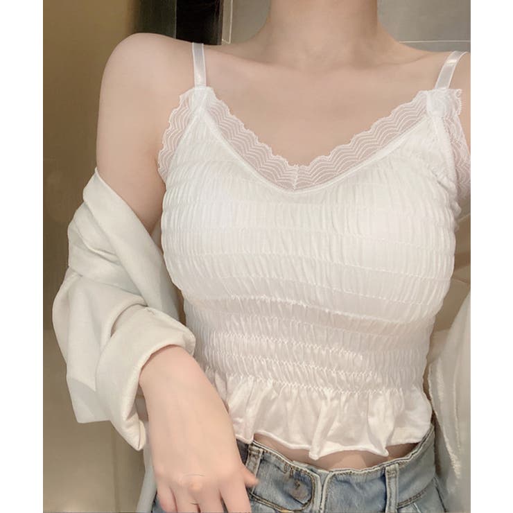 シャーリングカップ付キャミソール | SpRay | 詳細画像11 