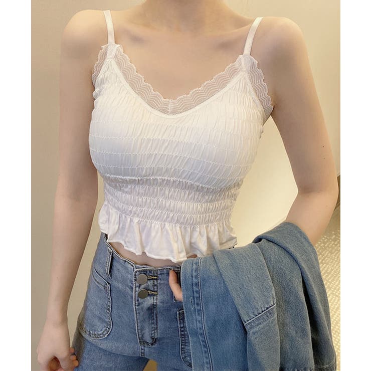 シャーリングカップ付キャミソール | SpRay | 詳細画像12 