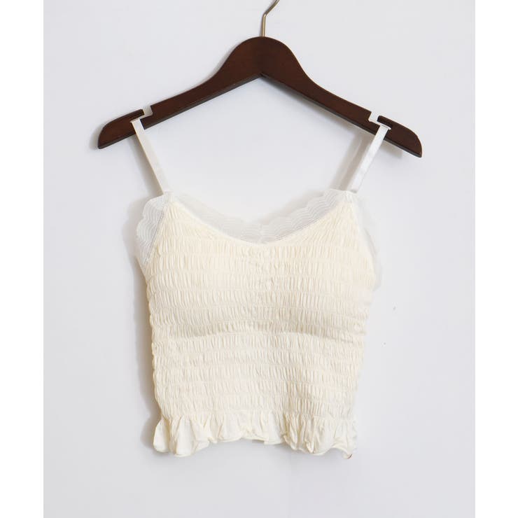 シャーリングカップ付キャミソール | SpRay | 詳細画像13 