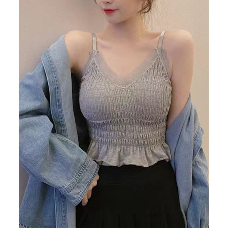 シャーリングカップ付キャミソール | SpRay | 詳細画像22 