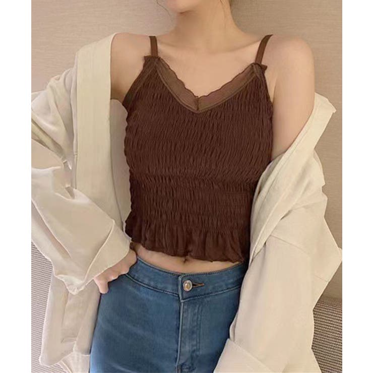 シャーリングカップ付キャミソール | SpRay | 詳細画像25 