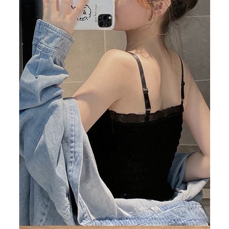 シャーリングカップ付キャミソール | SpRay | 詳細画像2 