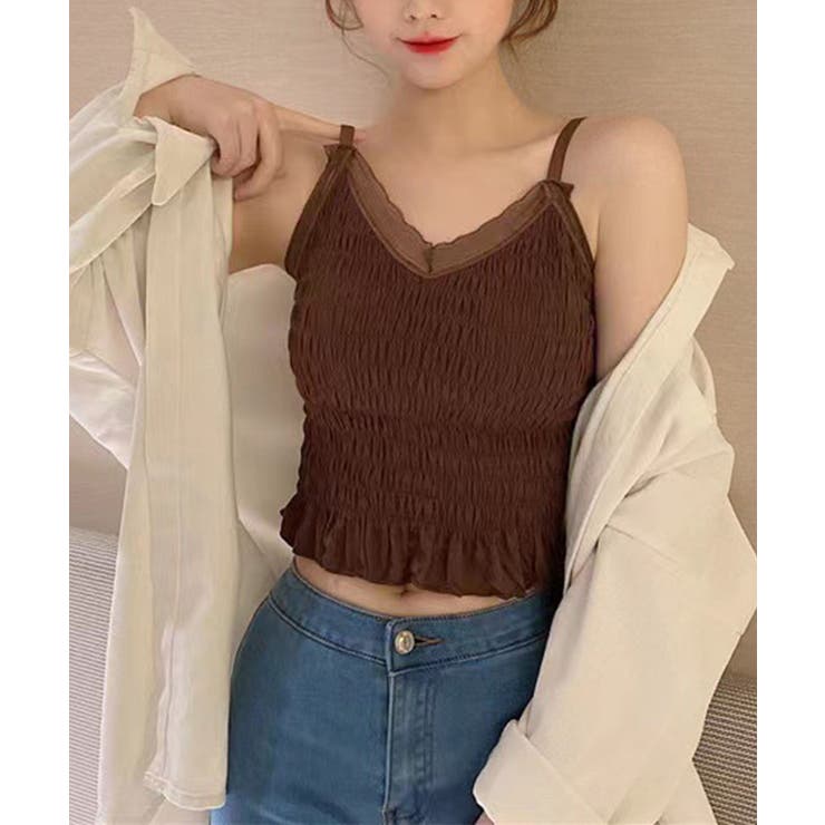 シャーリングカップ付キャミソール | SpRay | 詳細画像27 