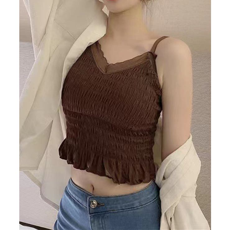 シャーリングカップ付キャミソール | SpRay | 詳細画像28 