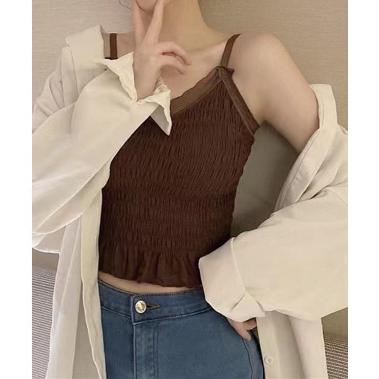 シャーリングカップ付キャミソール | SpRay | 詳細画像29 