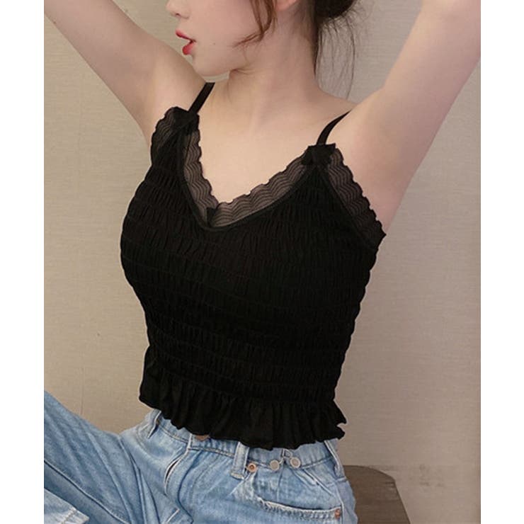 シャーリングカップ付キャミソール | SpRay | 詳細画像5 