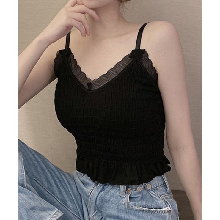 シャーリングカップ付キャミソール | SpRay | 詳細画像6 