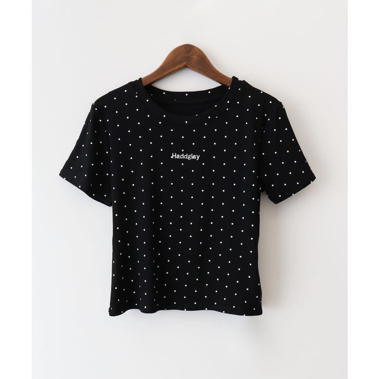 ドットロゴ半袖刺繍トップス | SpRay | 詳細画像15 