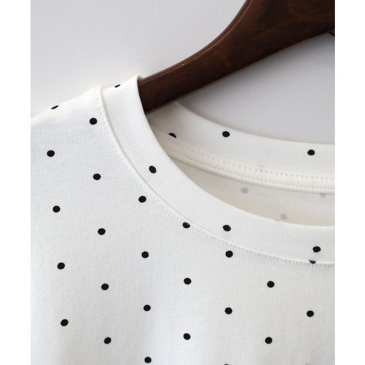 ドットロゴ半袖刺繍トップス | SpRay | 詳細画像19 