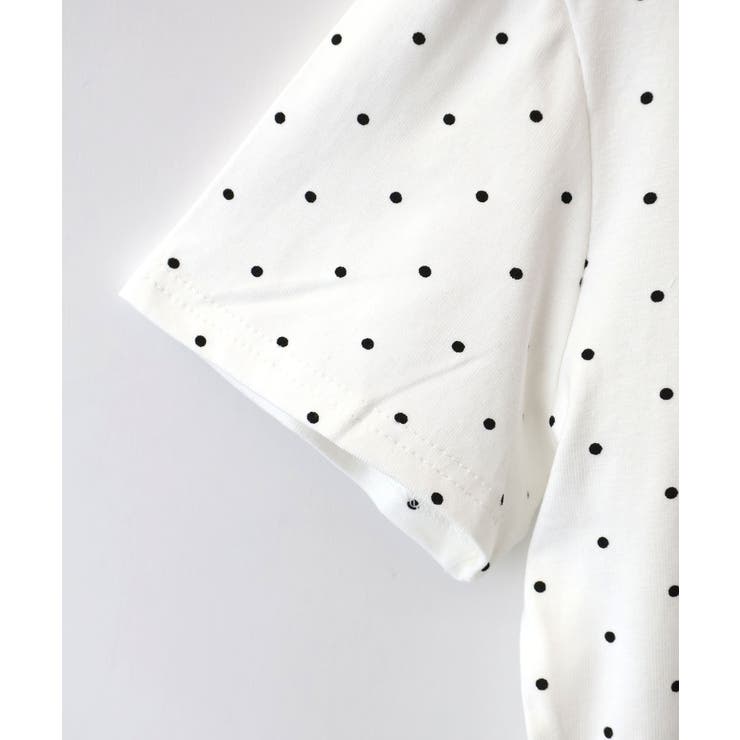 ドットロゴ半袖刺繍トップス | SpRay | 詳細画像20 