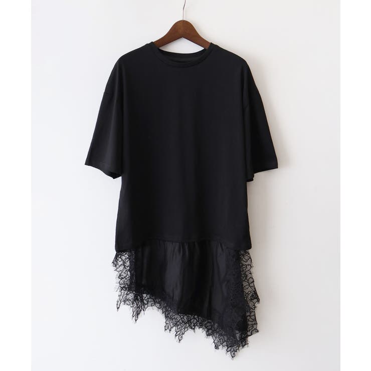 すそレースショートスリーブTシャツ | SpRay | 詳細画像18 