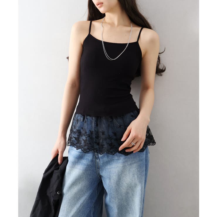 カップ付テレコレイヤードキャミ | SpRay | 詳細画像10 