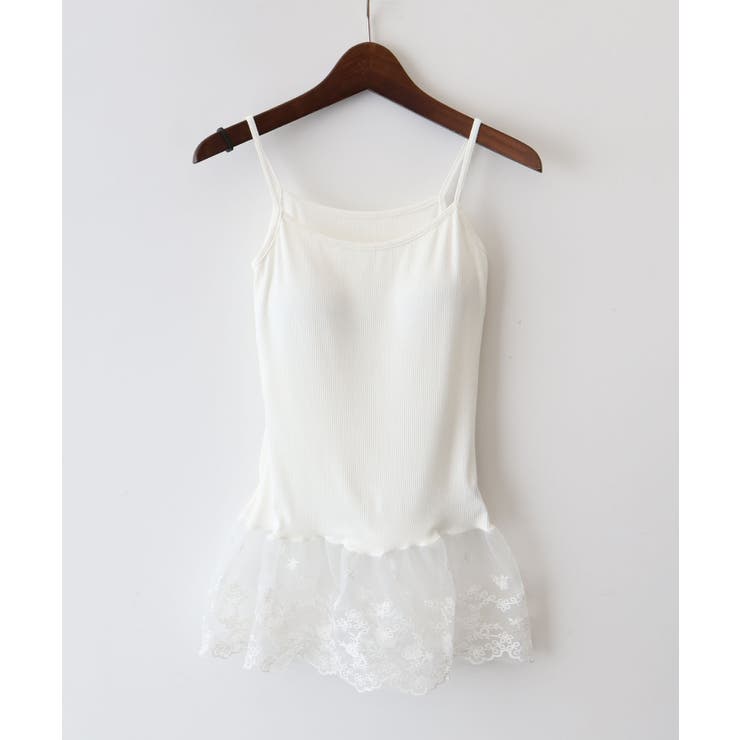 カップ付テレコレイヤードキャミ | SpRay | 詳細画像16 