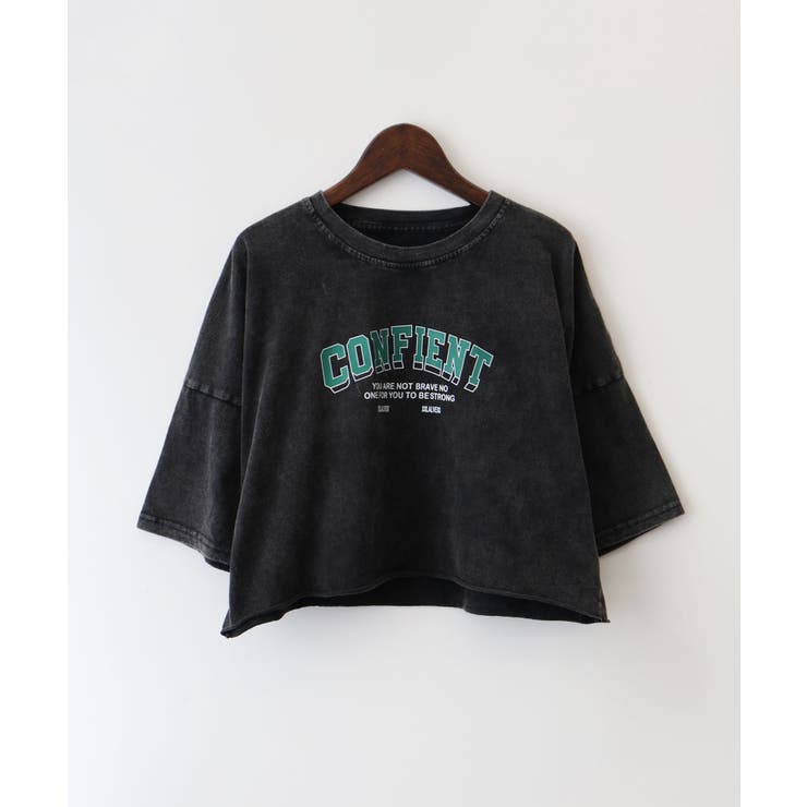ピグメントクロップドプリントTシャツ | SpRay | 詳細画像6 