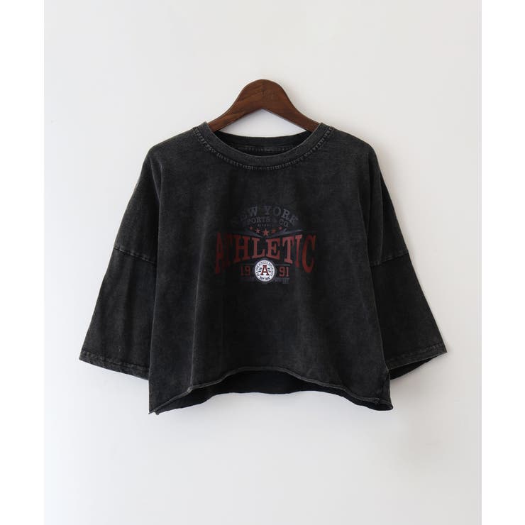ピグメントクロップドプリントTシャツ | SpRay | 詳細画像9 