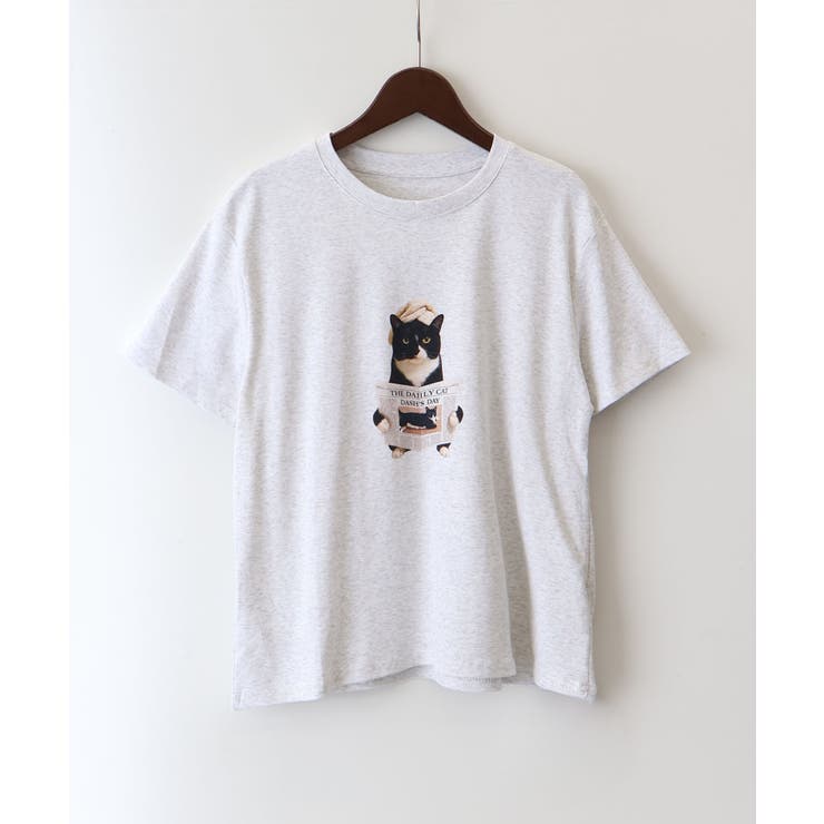 オートミール | CAT転写Tシャツ | SpRay