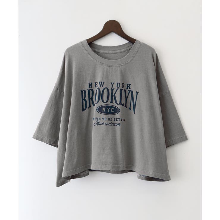 グレー | ピグメントBRLN Tシャツ | SpRay