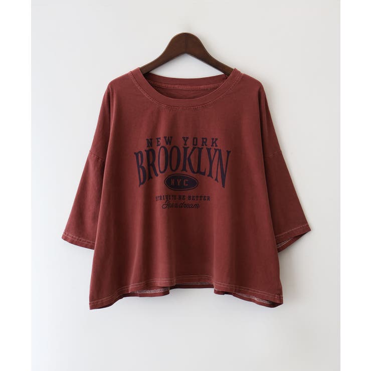 レッド | ピグメントBRLN Tシャツ | SpRay
