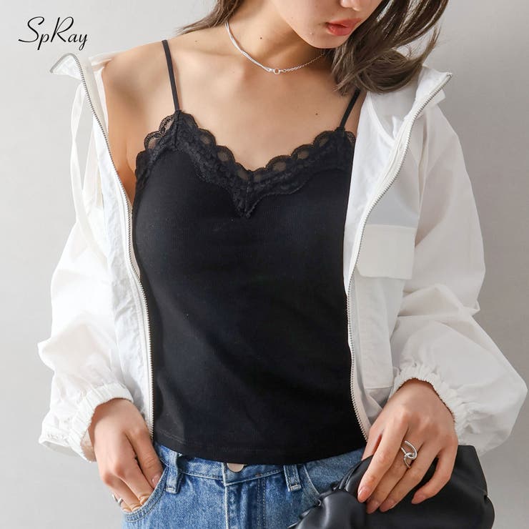 カップ付レースキャミソール | SpRay | 詳細画像1 